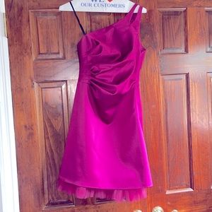 ABS Collection women size 2 Fuschia like new evening cocktail short dress
